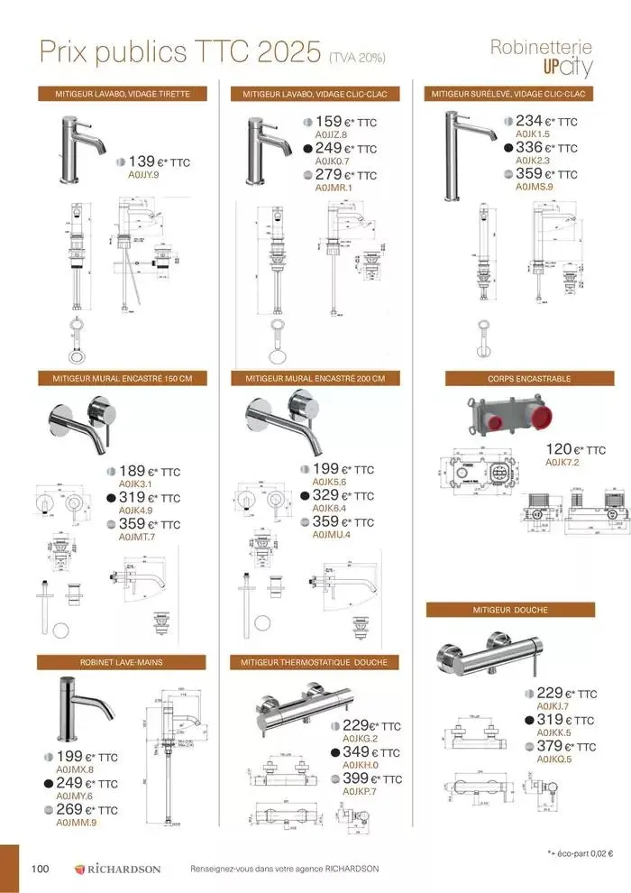 Collections Exclusives 2025 du 11 avril au 31 décembre 2025 - Catalogue page 100