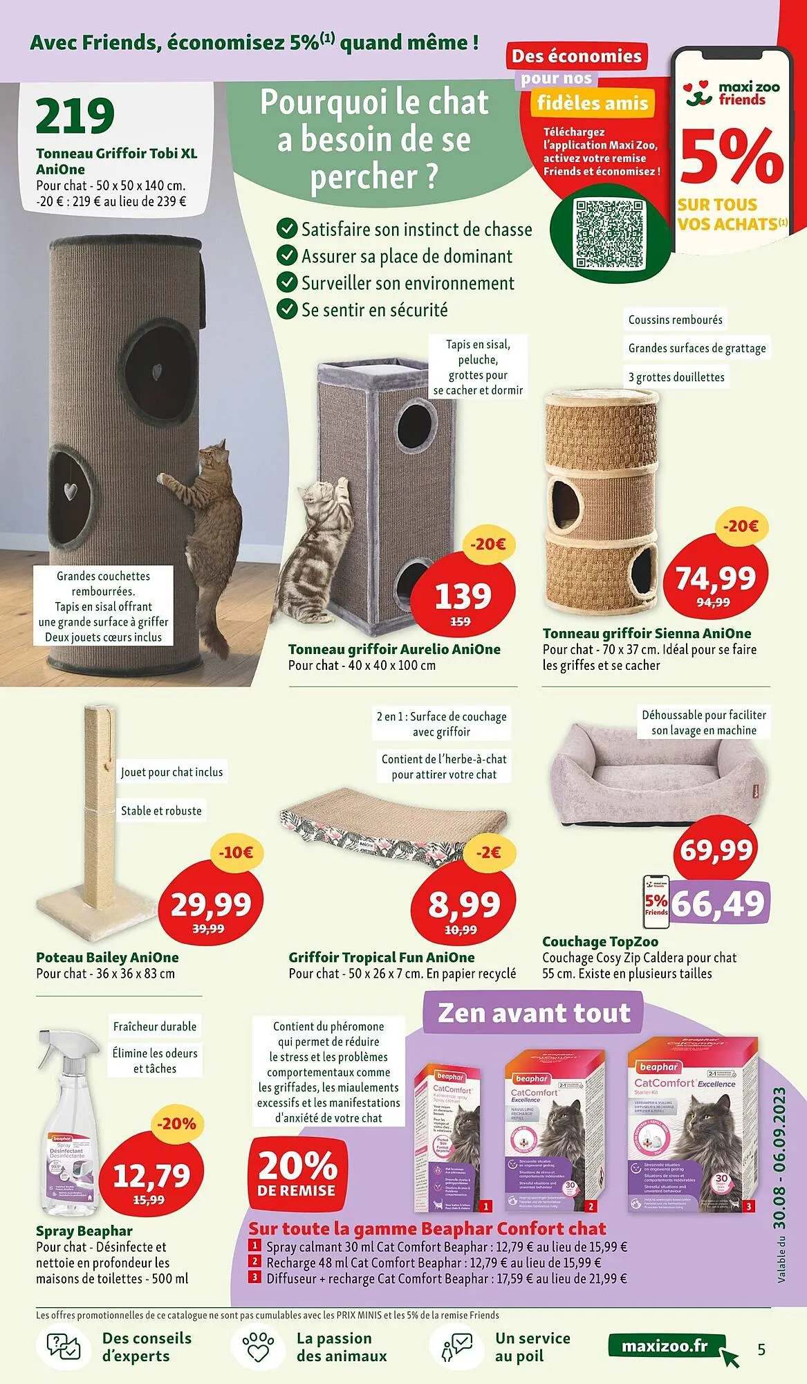 Catalogue Maxi Zoo du 25 août au 8 septembre 2023 - Catalogue page 5