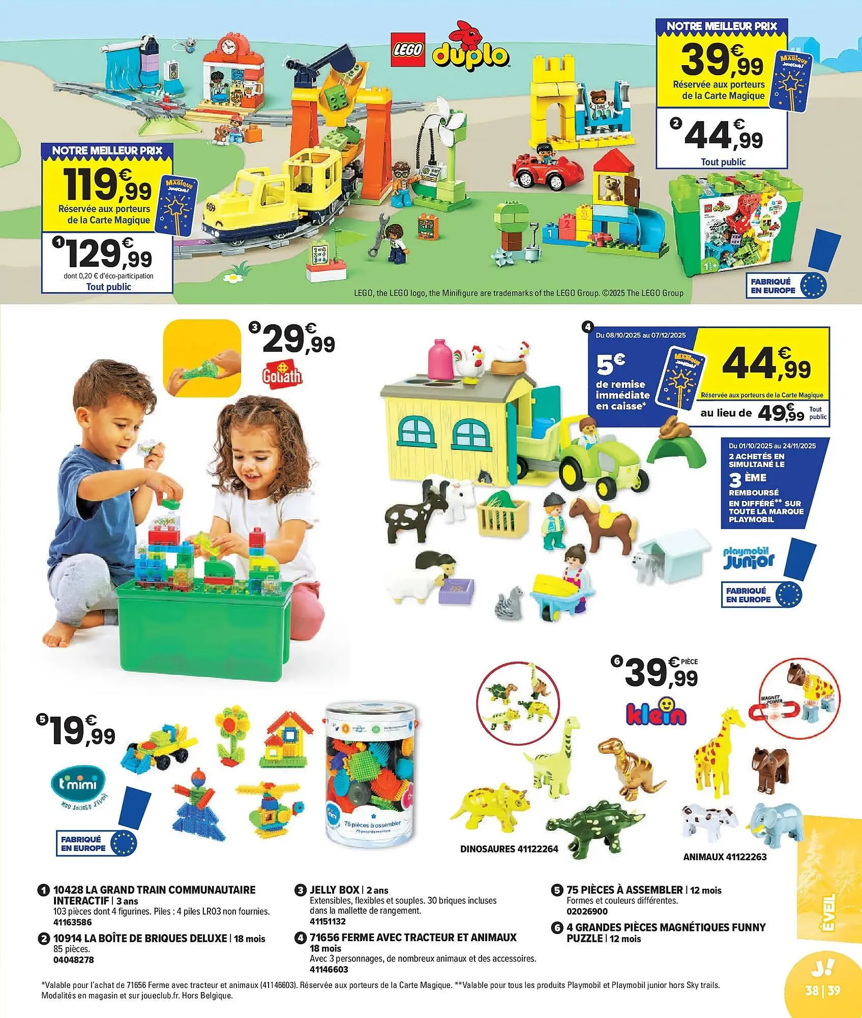 Catalogue JouéClub du 7 octobre au 7 décembre 2025 - Catalogue page 39