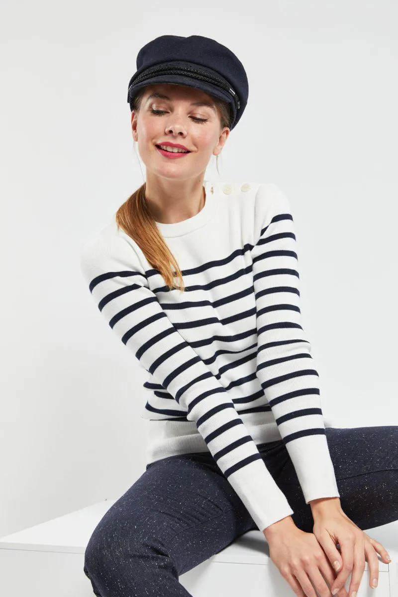 Pull marin rayé "Groix" - coton