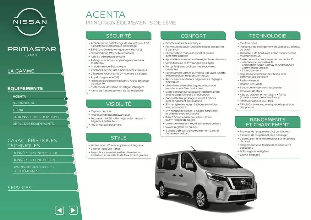 Nissan Primastar Combi du 12 mars au 12 mars 2026 - Catalogue page 3