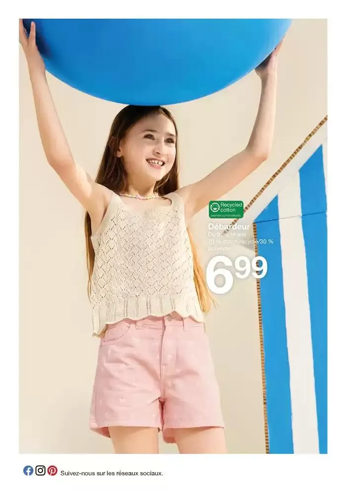 Vous aussi, vous adorez notre nouvelle collection enfant ? du 28 mars au 4 avril 2025 - Catalogue page 9