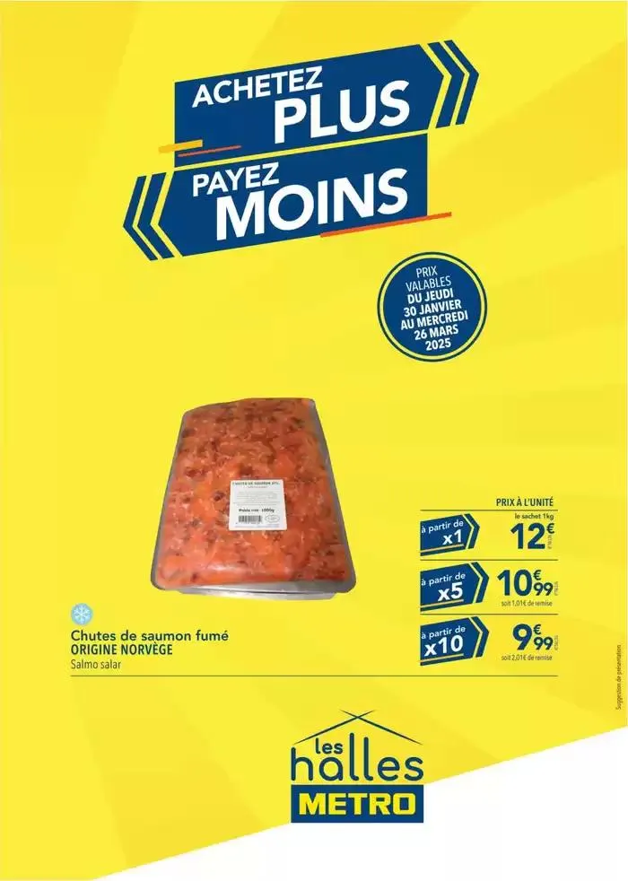 Metro Achetez plus payez moins du 27 février au 26 mars 2025 - Catalogue page 1