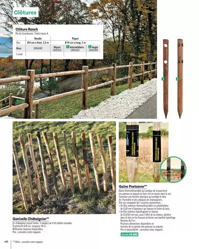 Aménagements Extérieurs 2025 du 1 janvier au 31 décembre 2025 - Catalogue page 40