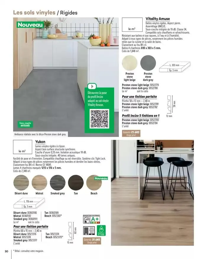 Aménagents Intérieurs 2025 du 1 janvier au 31 décembre 2025 - Catalogue page 30
