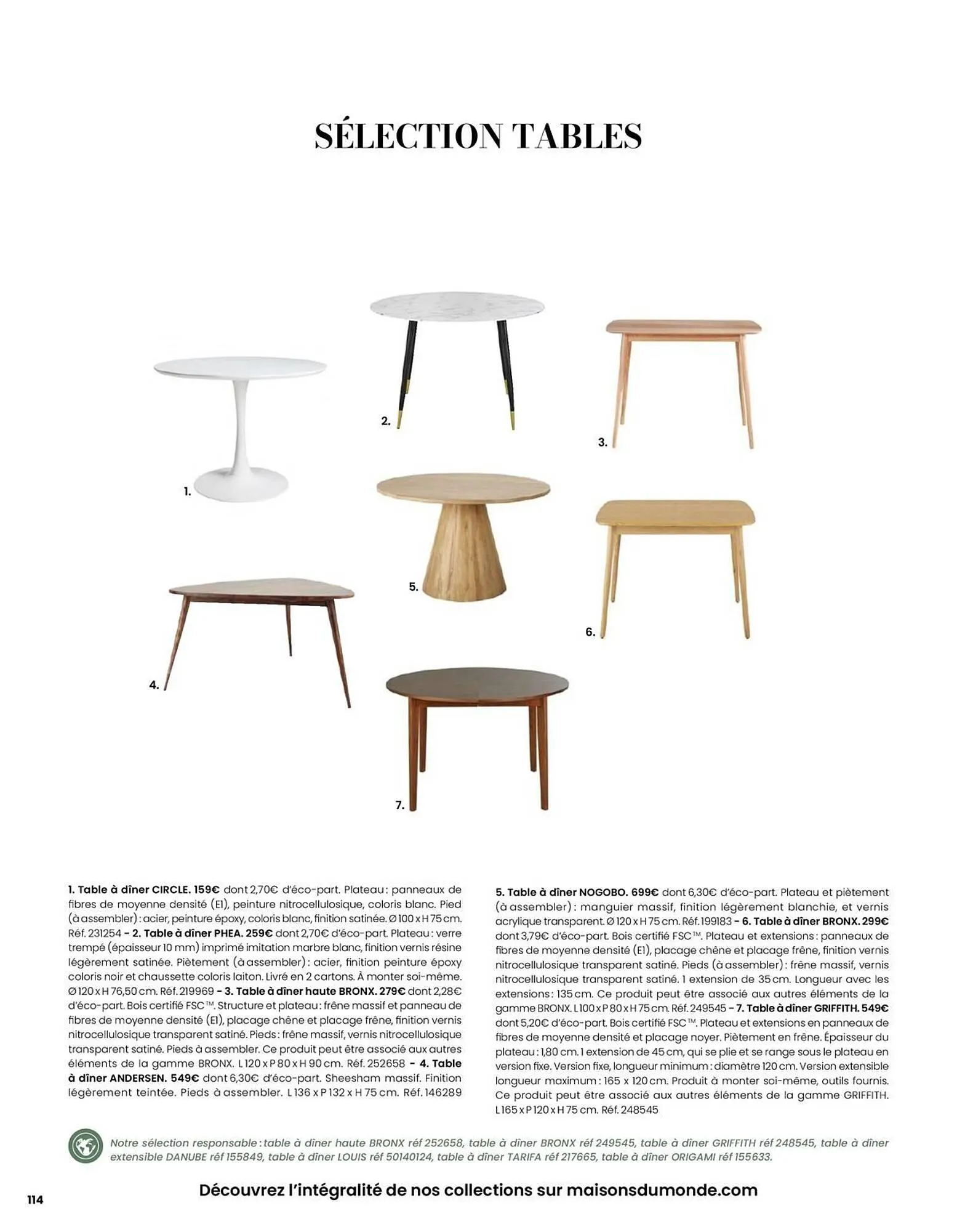 Catalogue Maisons du Monde du 1 mars au 31 août 2026 - Catalogue page 114