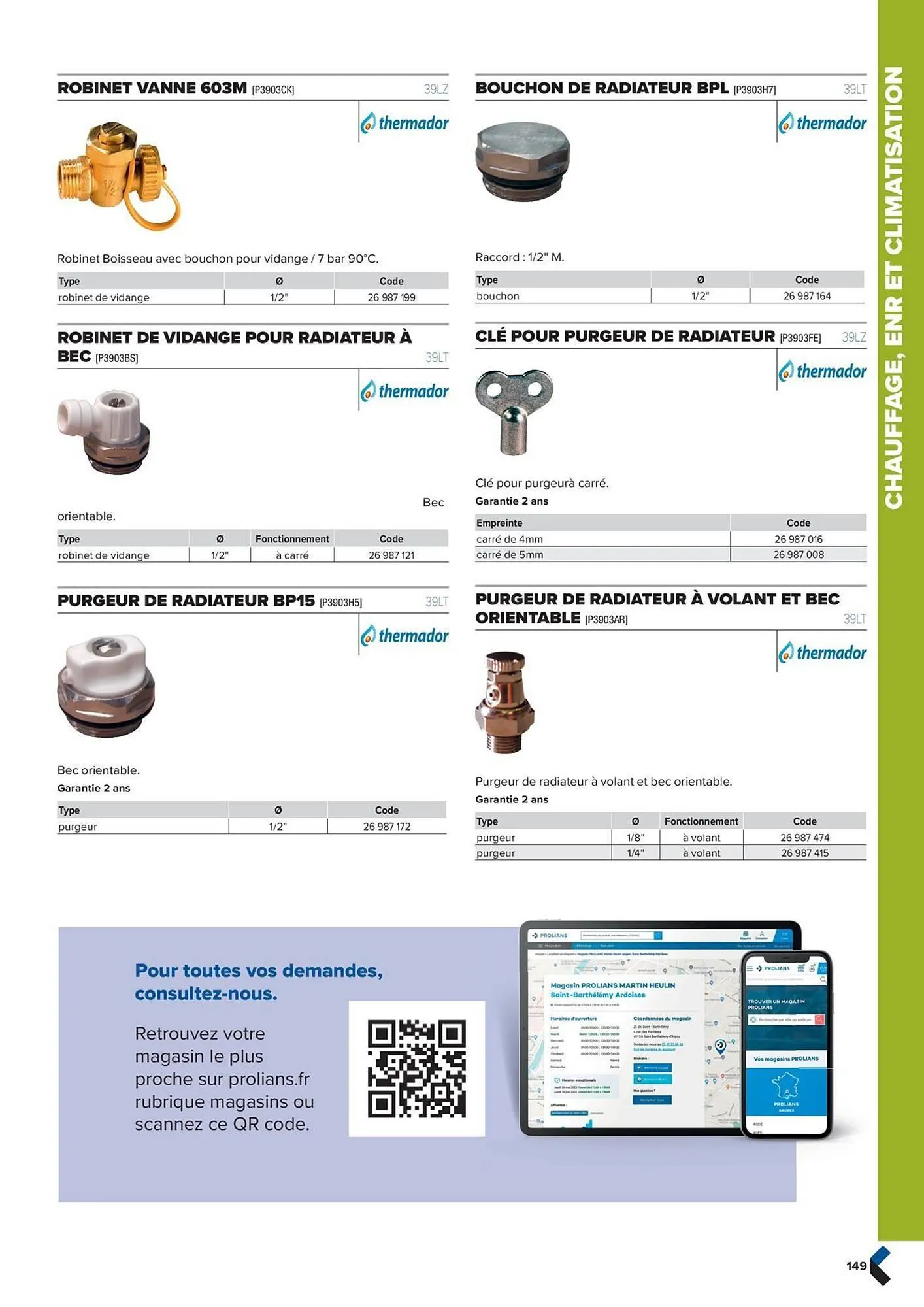 Catalogue Prolians du 2 octobre au 31 décembre 2025 - Catalogue page 149