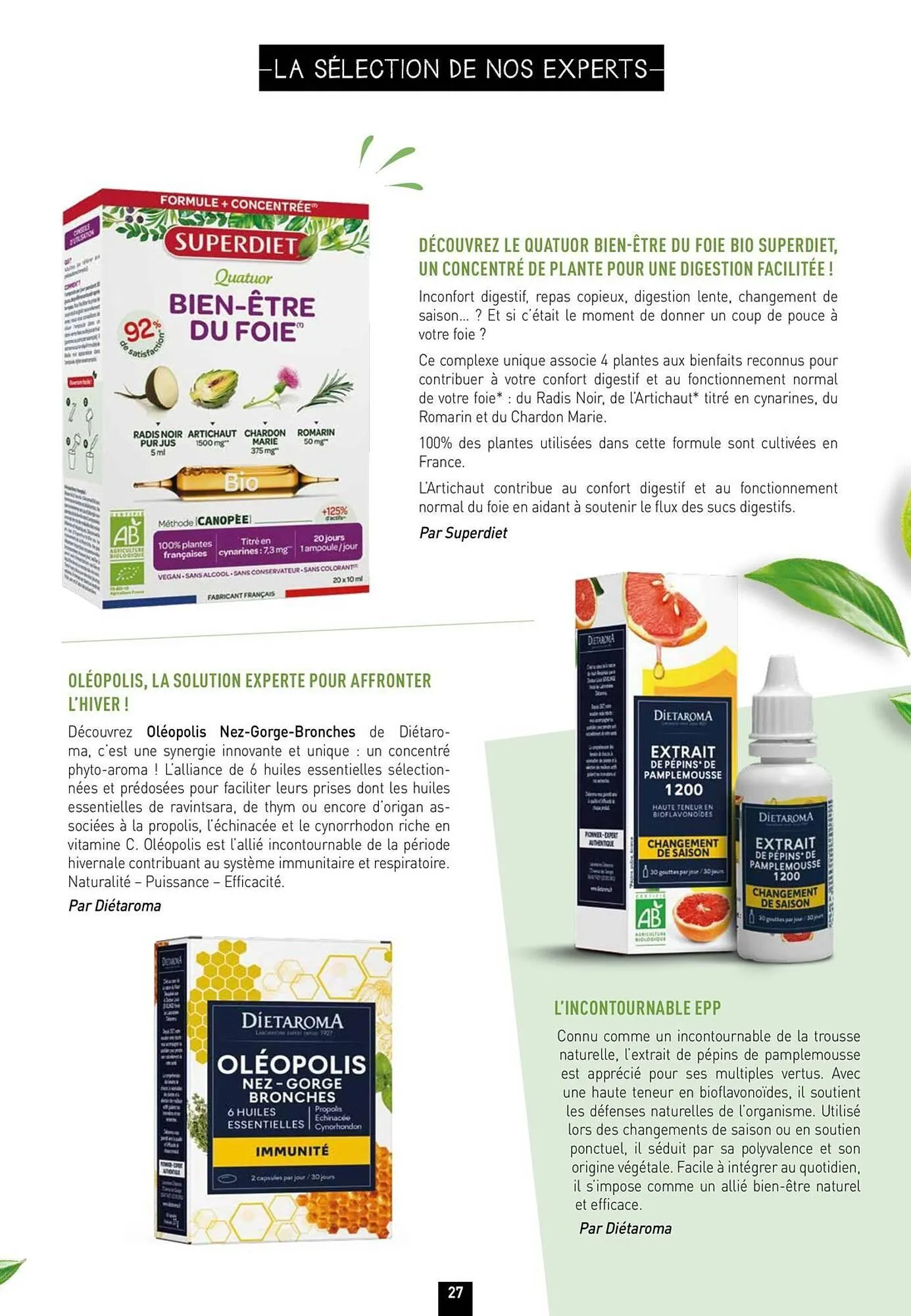 Catalogue naturéO du 22 décembre au 30 avril 2026 - Catalogue page 27