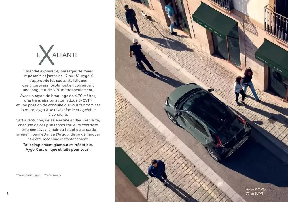 Toyota Aygo X du 1 avril au 1 avril 2026 - Catalogue page 4