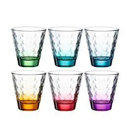Boîte de 6 gobelets Optic Color 215ml