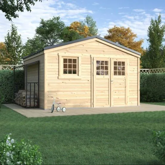 Abri de jardin SHELTY 13,6M2 - Forest Style