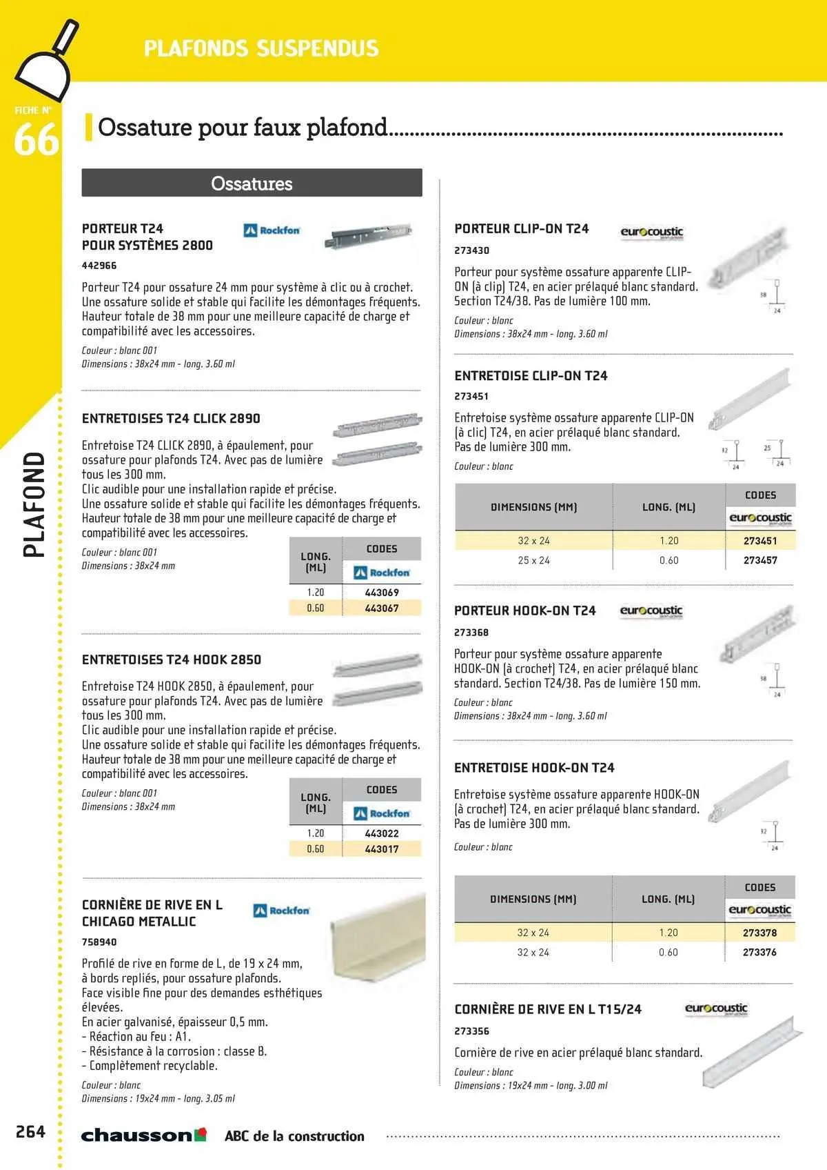 Catalogue Chausson Matériaux du 2 mai au 31 décembre 2025 - Catalogue page 221