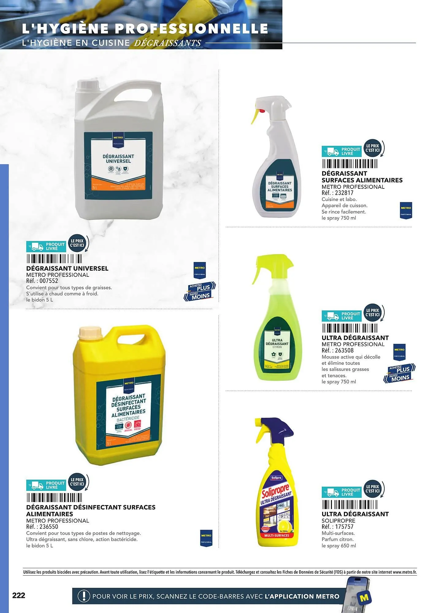 Catalogue METRO du 2 mars au 31 décembre 2025 - Catalogue page 222