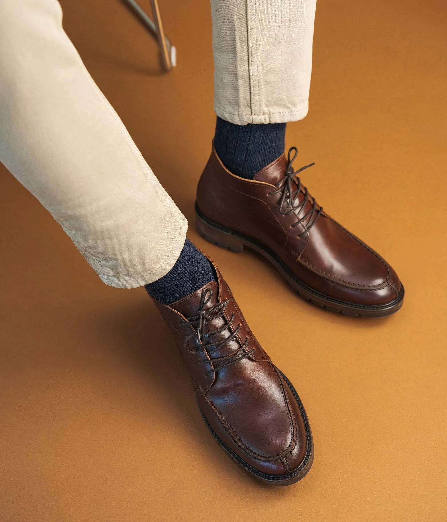 LOW-BOOTS GUILLAUME COGNAC