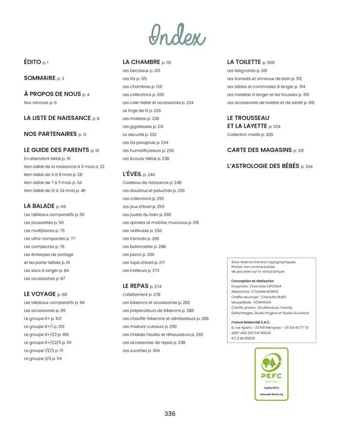 Collection 2024-2025 du 20 août au 30 juin 2025 - Catalogue page 338