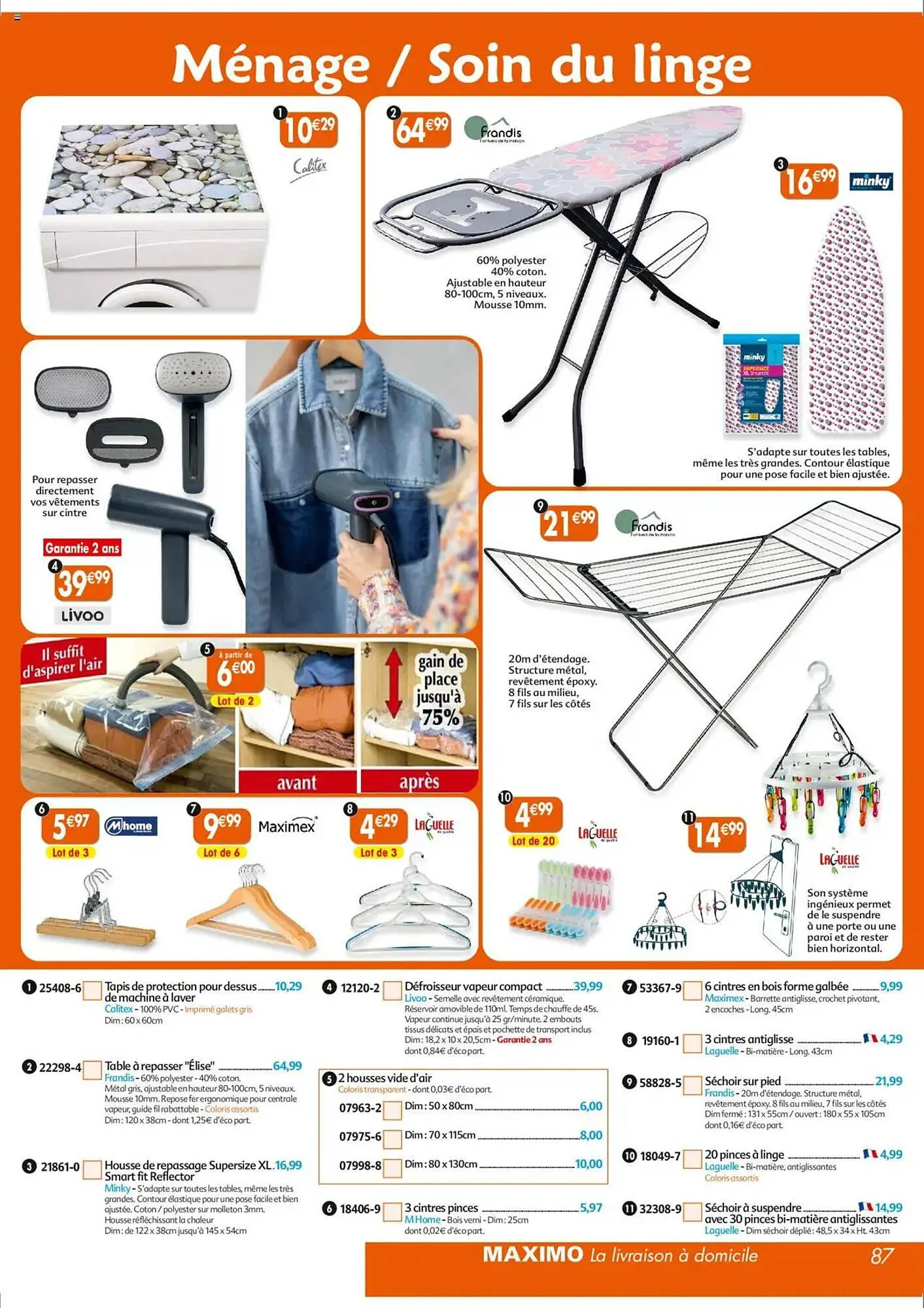 Catalogue Maximo du 7 juillet au 3 août 2025 - Catalogue page 87
