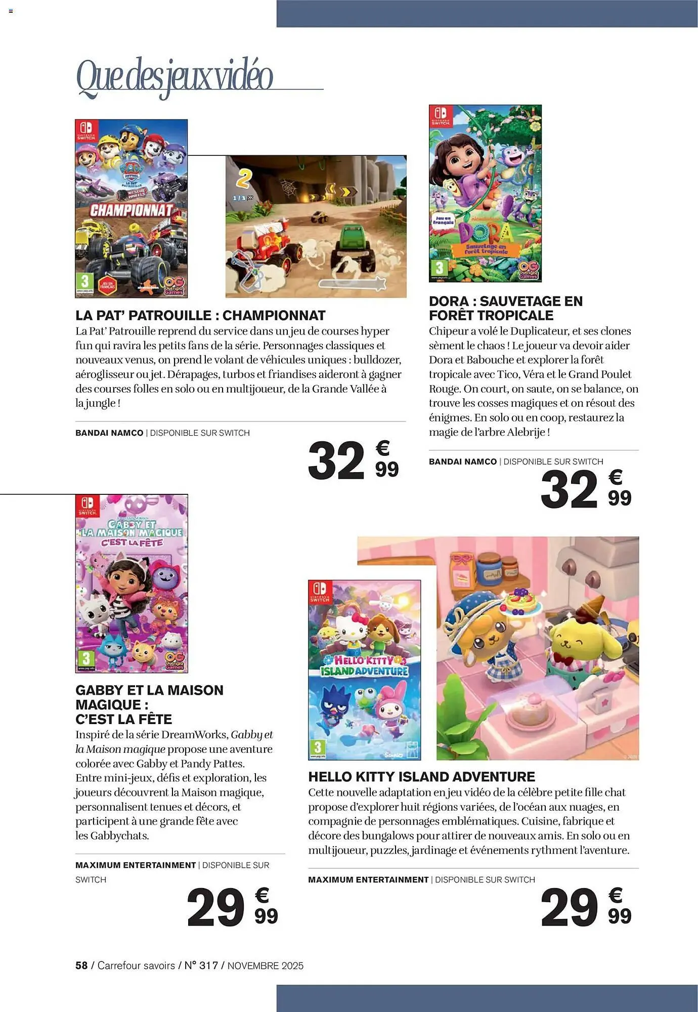 Catalogue Carrefour du 1 novembre au 30 novembre 2025 - Catalogue page 58