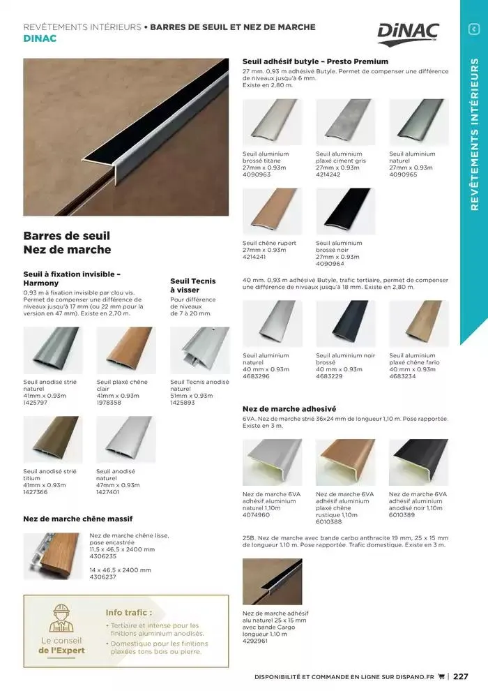 Catalogue 2025 Agenceurs du 25 avril au 31 décembre 2025 - Catalogue page 227