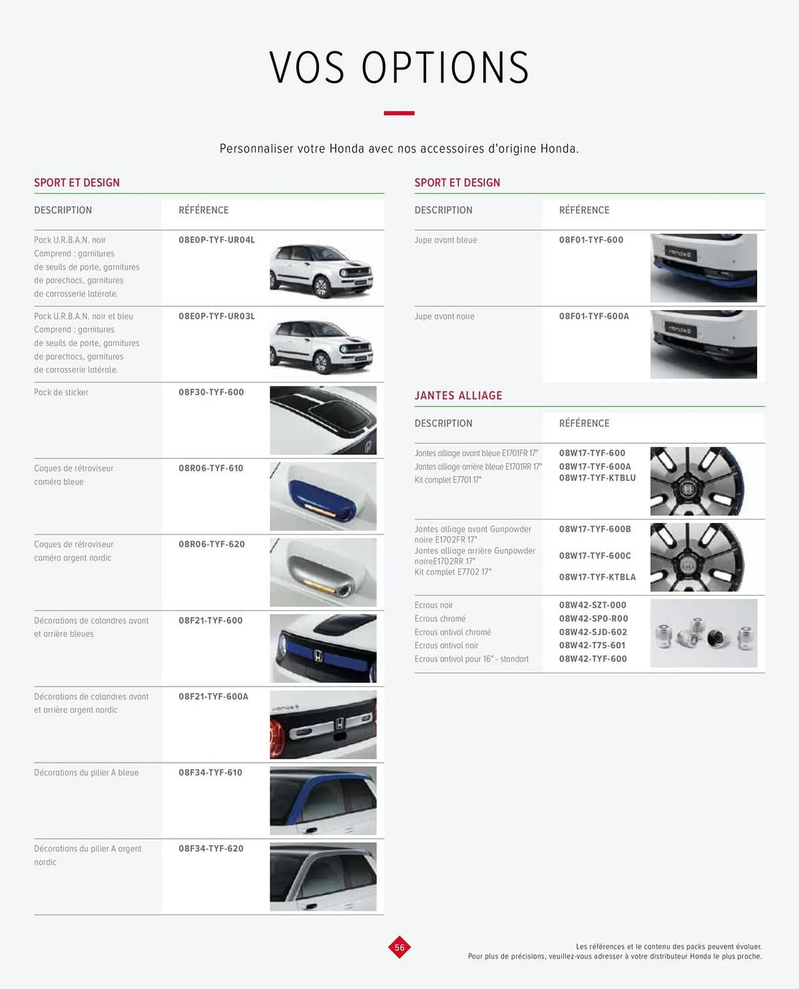Catalogue Honda du 11 octobre au 30 novembre 2023 - Catalogue page 58