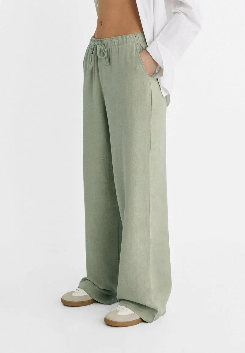 FLOWING RUSTIC - Pantalon classique - khaki