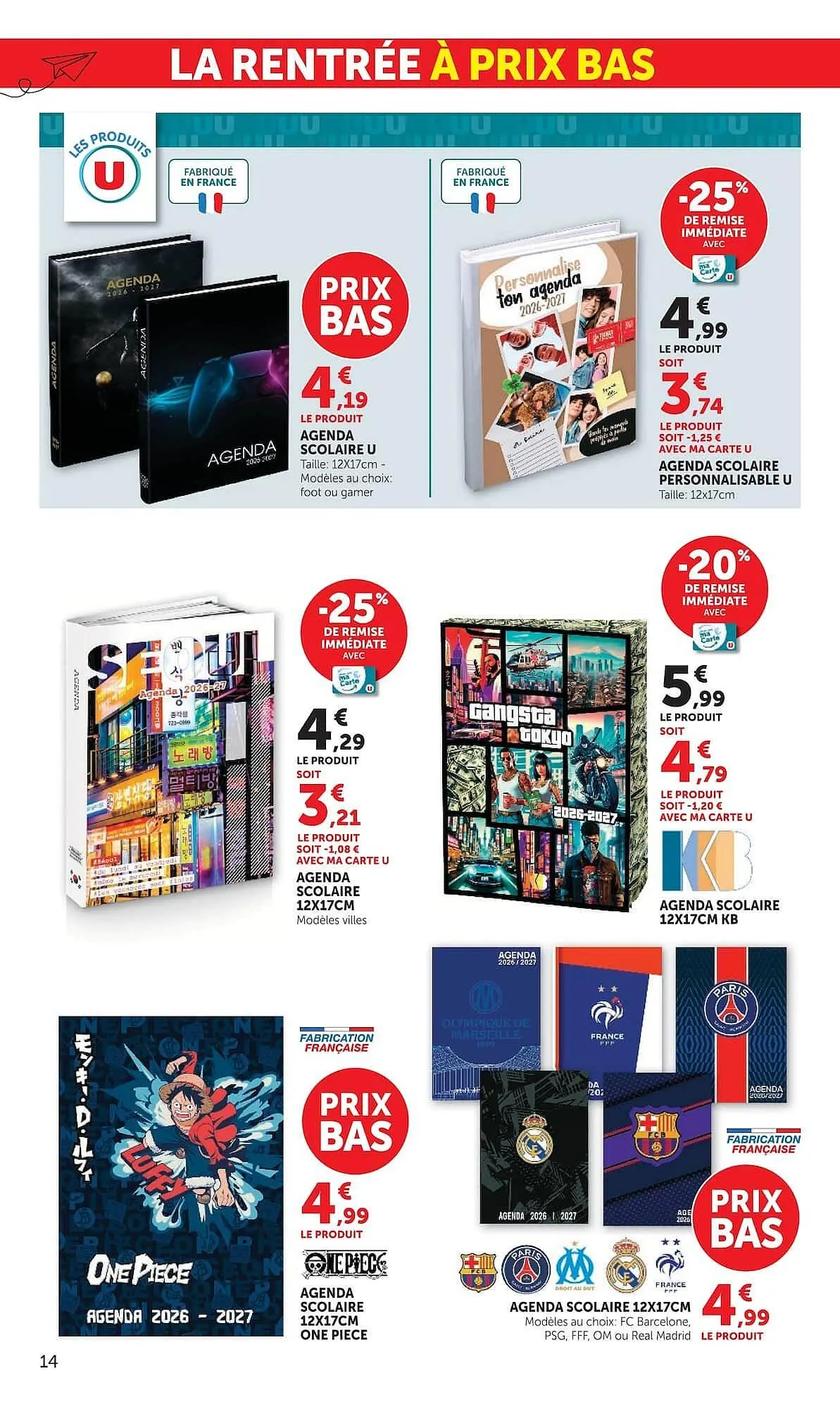 Catalogue Super U du 7 juillet au 9 août 2026 - Catalogue page 14