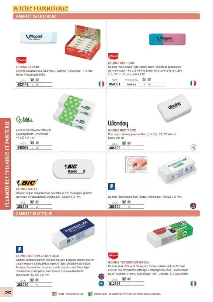 Nos Catalogues Thématiques du 1 janvier au 31 décembre 2025 - Catalogue page 244