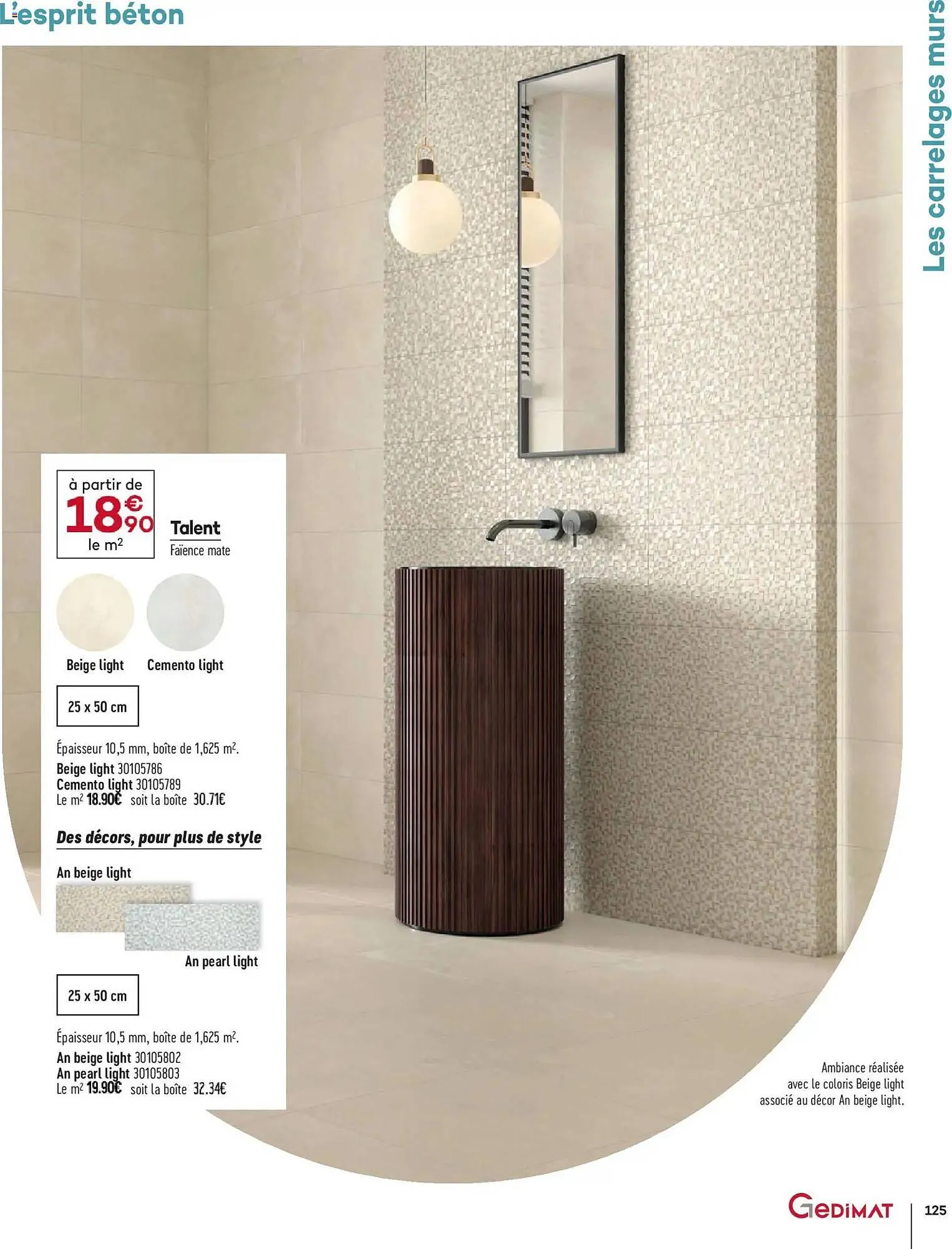 Catalogue Gedimat du 1 avril au 30 avril 2026 - Catalogue page 125