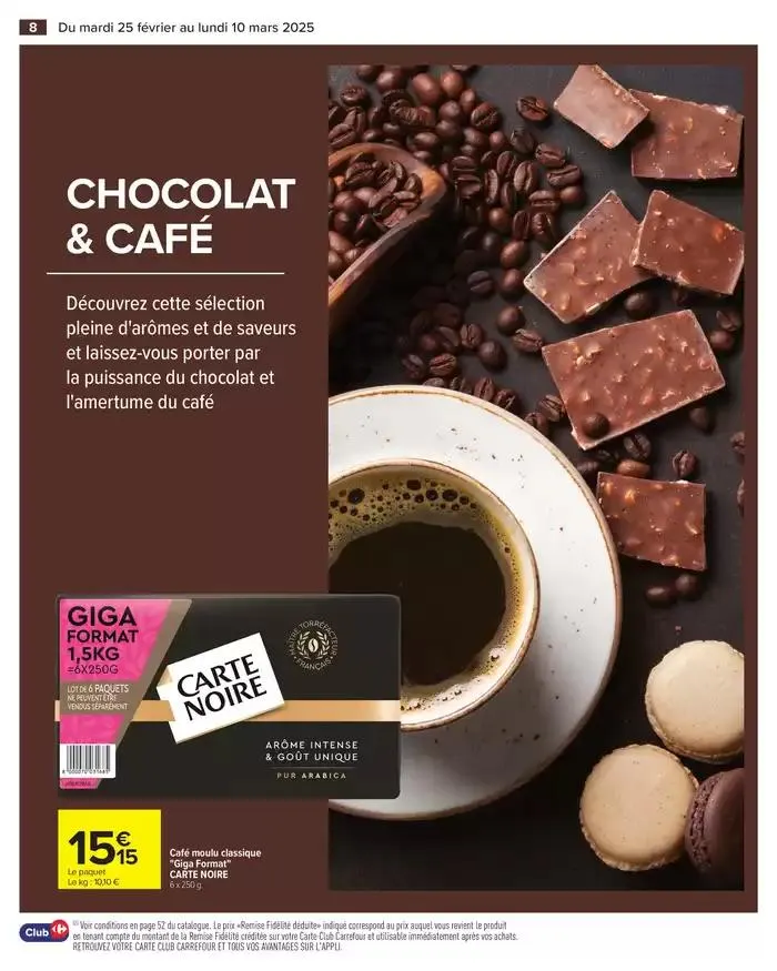 -50% SUR LE 2ÈME - CHOCOLAT ET CAFÉ du 25 février au 10 mars 2025 - Catalogue page 10