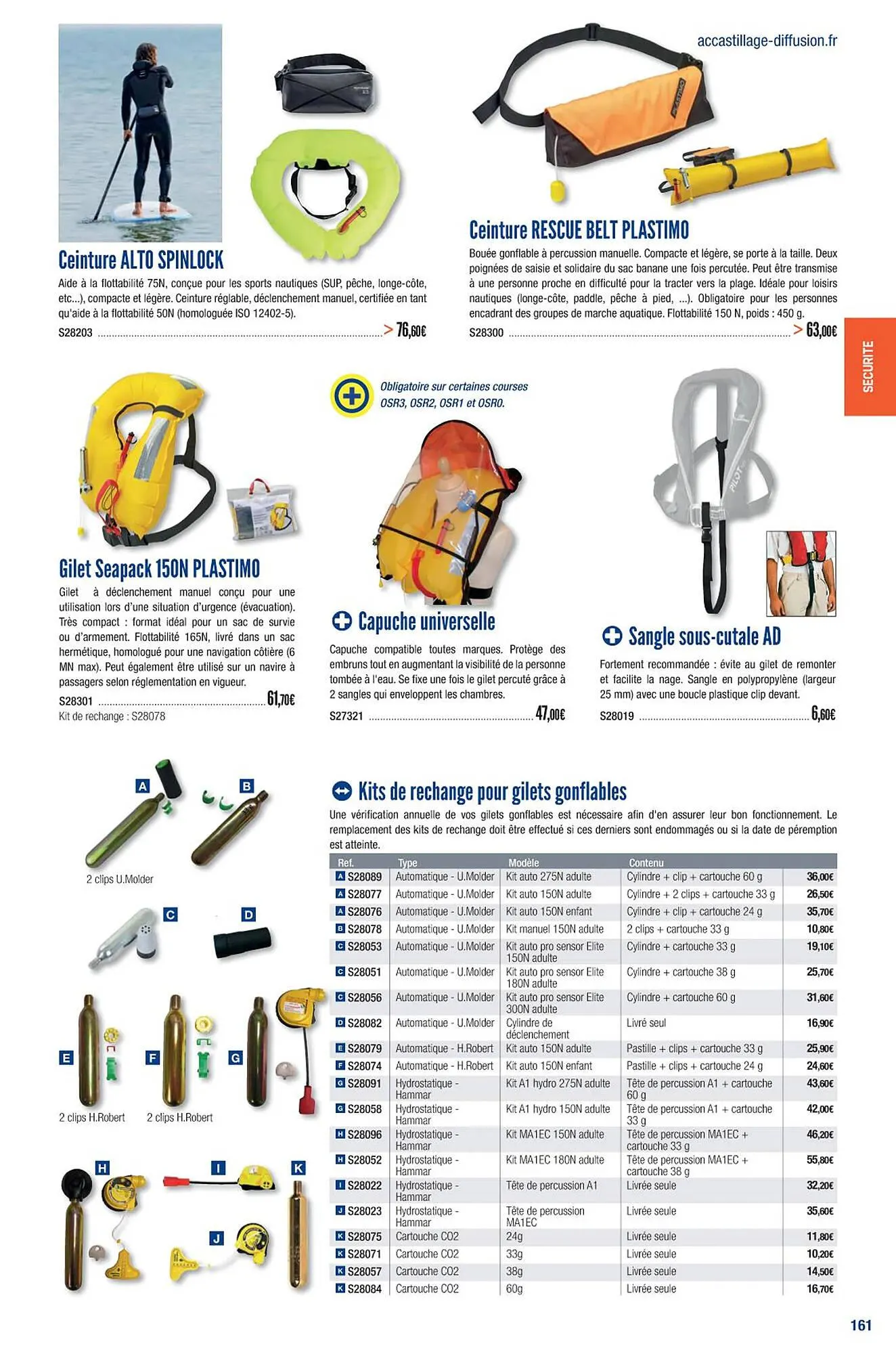 Catalogue Accastillage Diffusion du 1 mars au 31 décembre 2023 - Catalogue page 163
