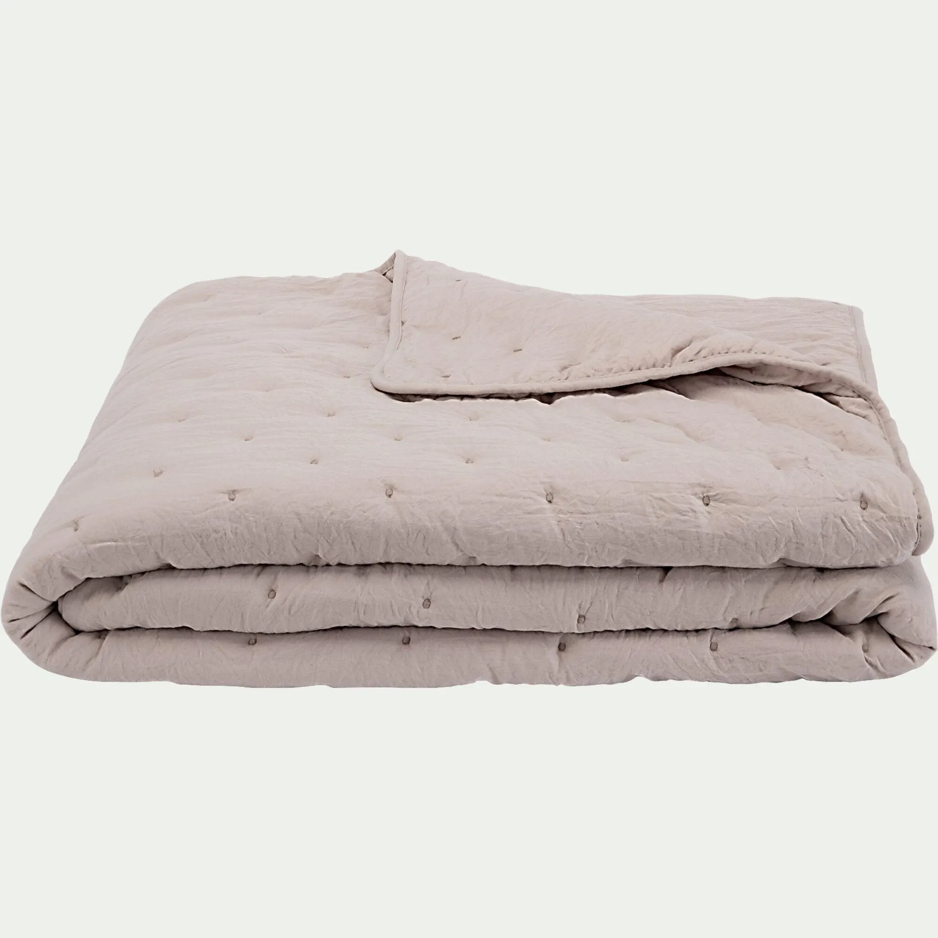 Couvre-lit 180x230cm effet capitonné - beige alpilles