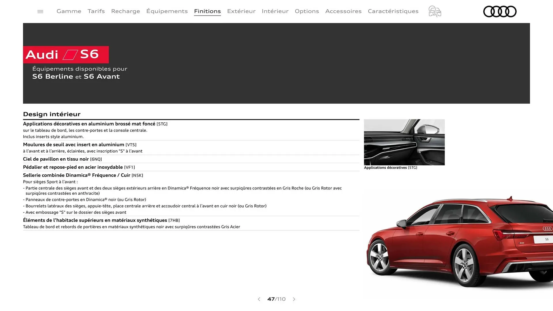 Catalogue Audi du 7 janvier au 31 janvier 2026 - Catalogue page 47