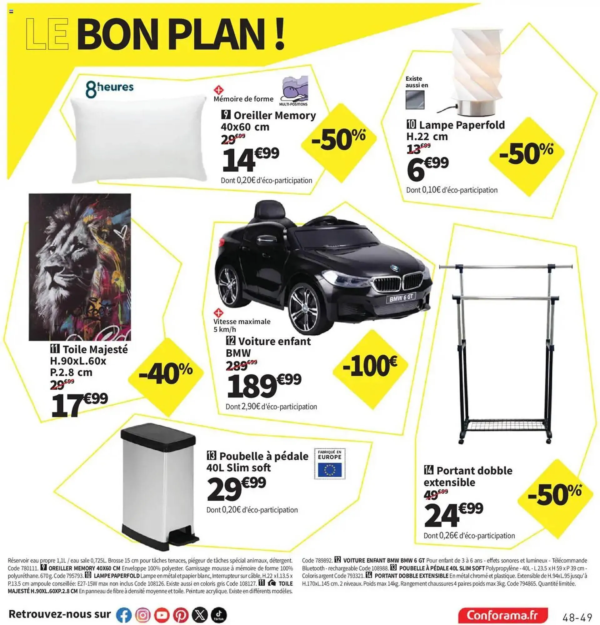 Catalogue Conforama du 10 juin au 7 juillet 2025 - Catalogue page 49