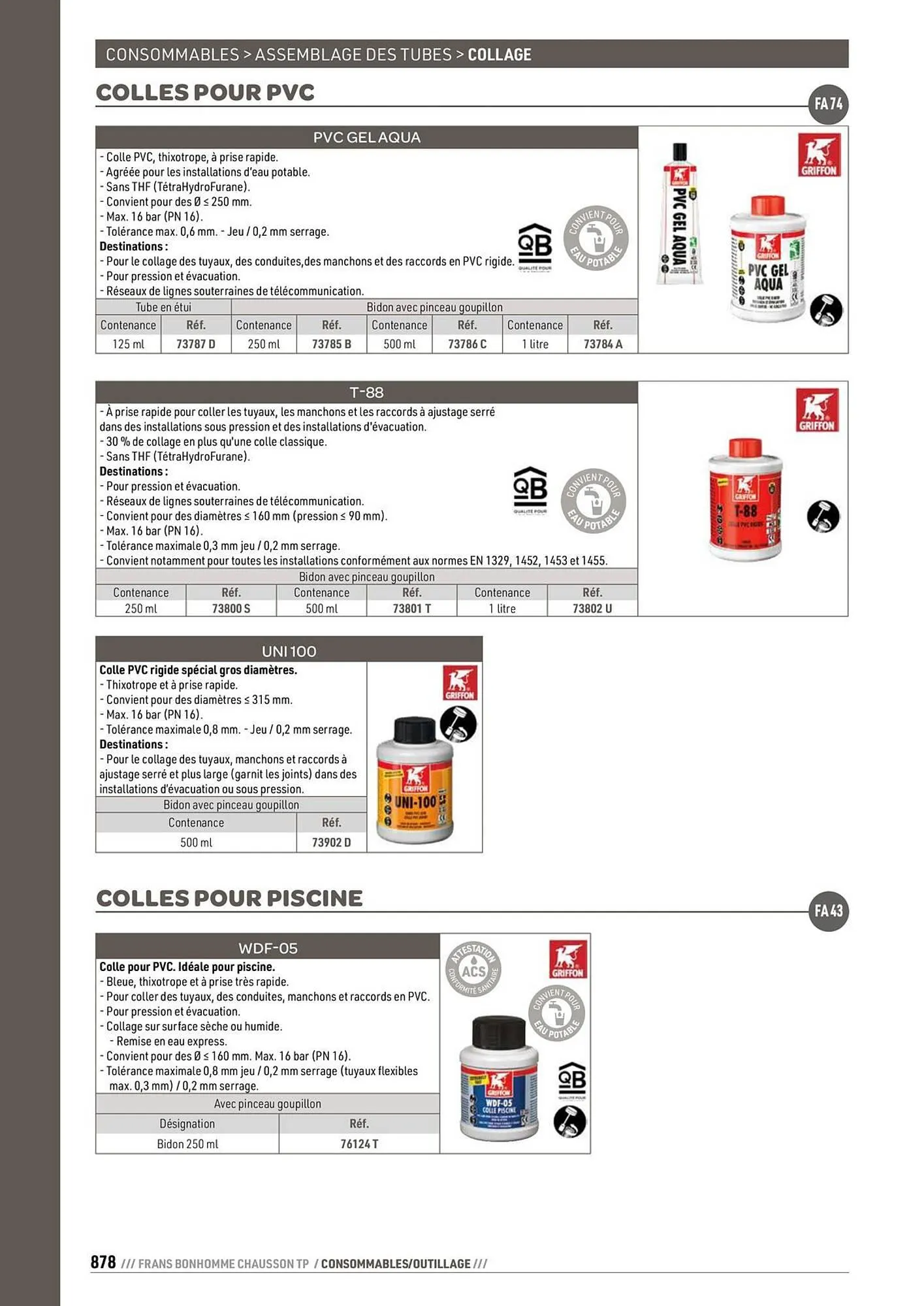 Catalogue Chausson Matériaux du 24 septembre au 31 décembre 2025 - Catalogue page 878