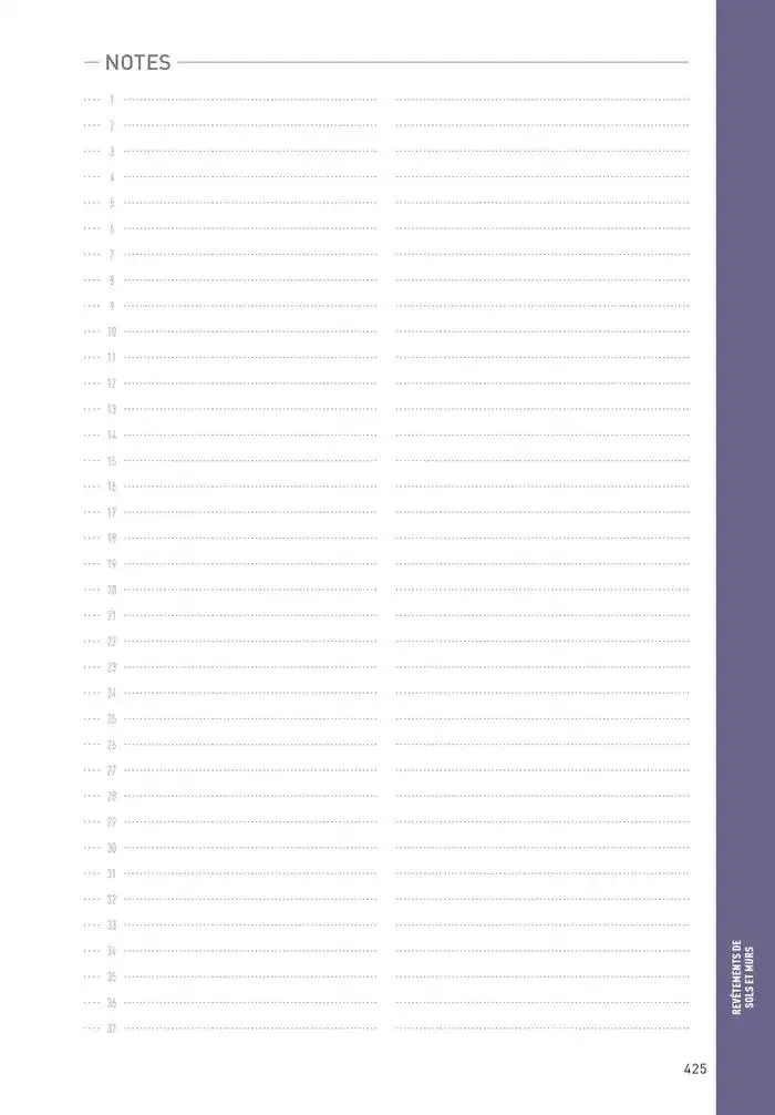 Matériaux 2025 du 1 janvier au 31 décembre 2025 - Catalogue page 425