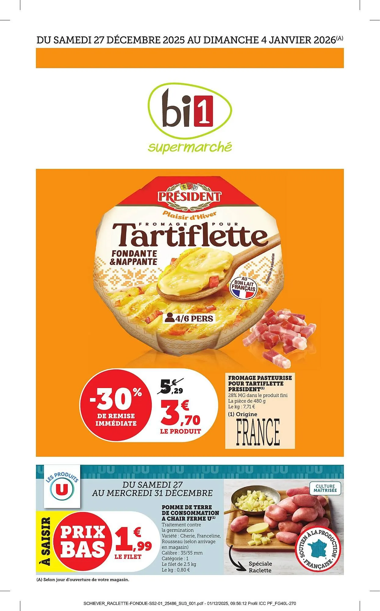 Catalogue Bi1 du 27 décembre au 4 janvier 2026 - Catalogue page 1