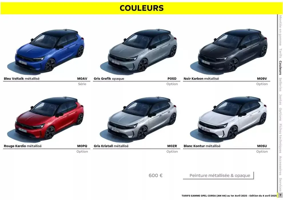 Opel Corsa du 8 avril au 8 avril 2026 - Catalogue page 8