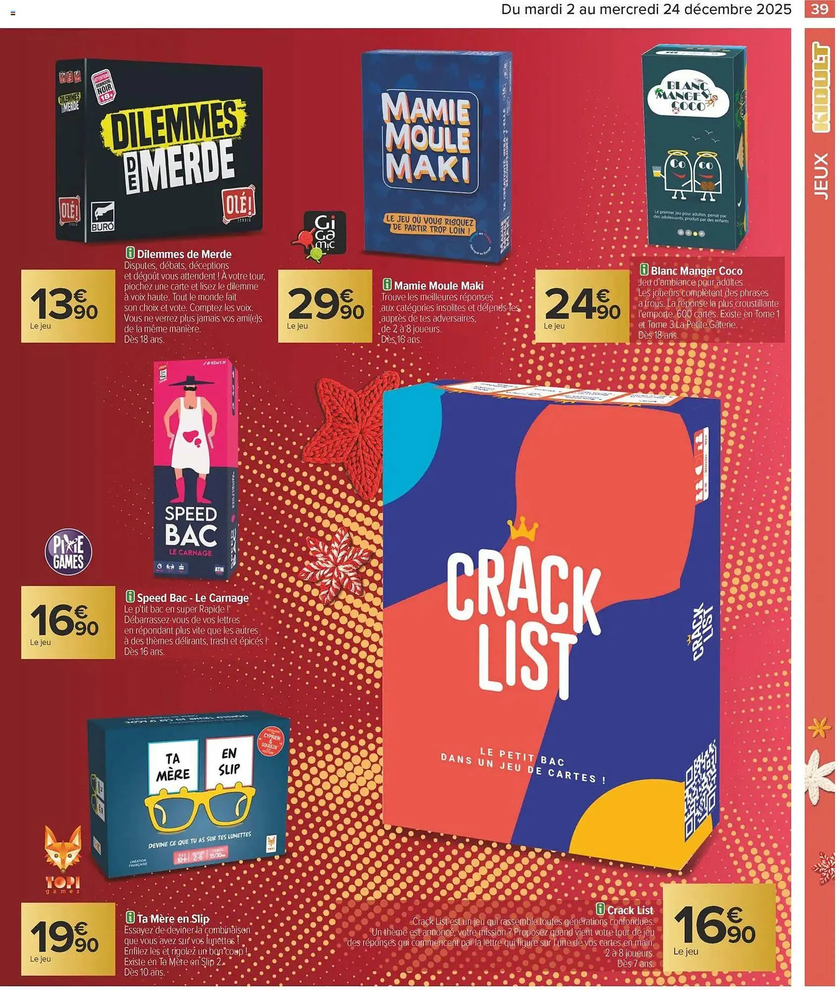 Catalogue Carrefour du 2 décembre au 24 décembre 2025 - Catalogue page 41