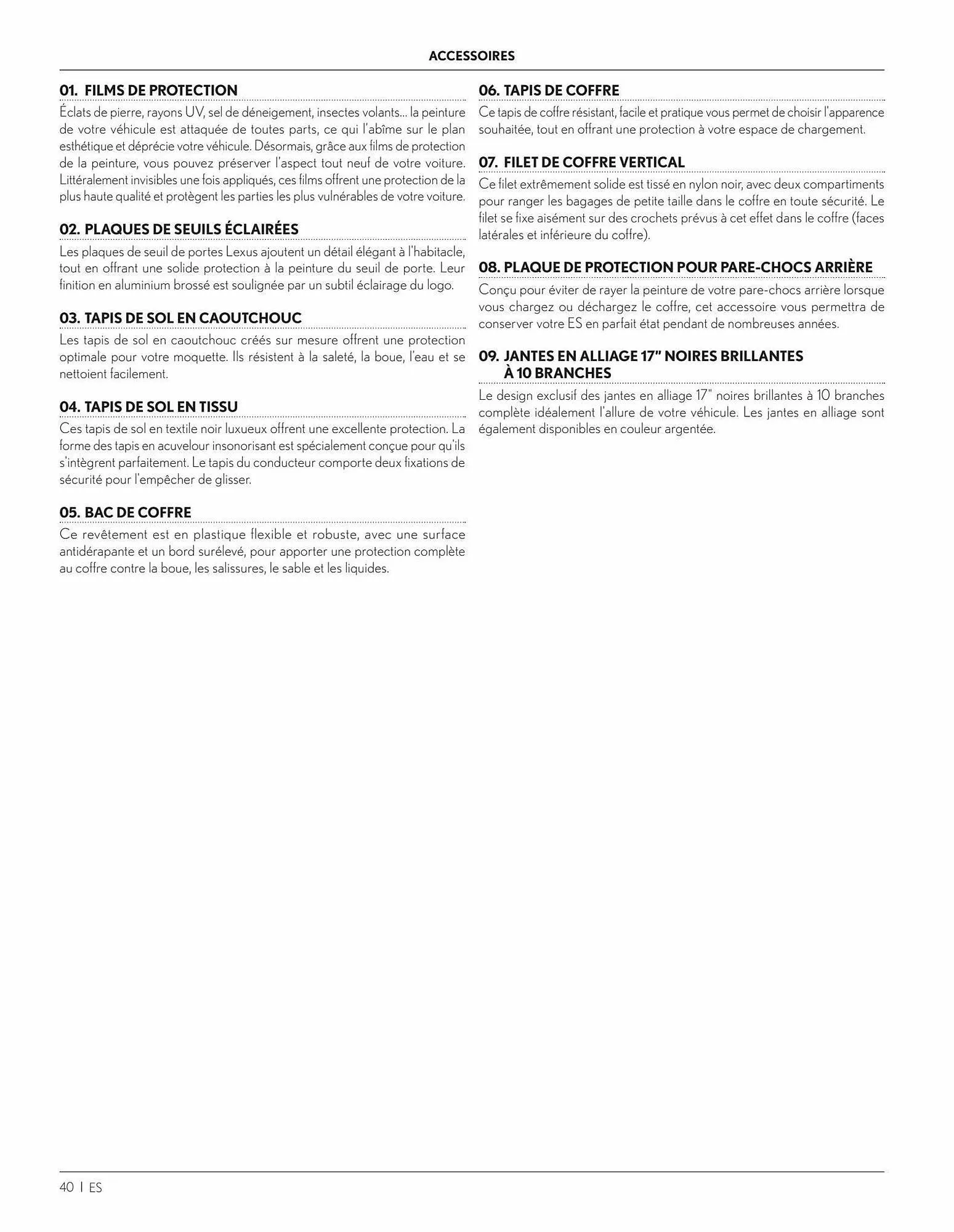 Catalogue Lexus du 18 mai au 18 mai 2024 - Catalogue page 40