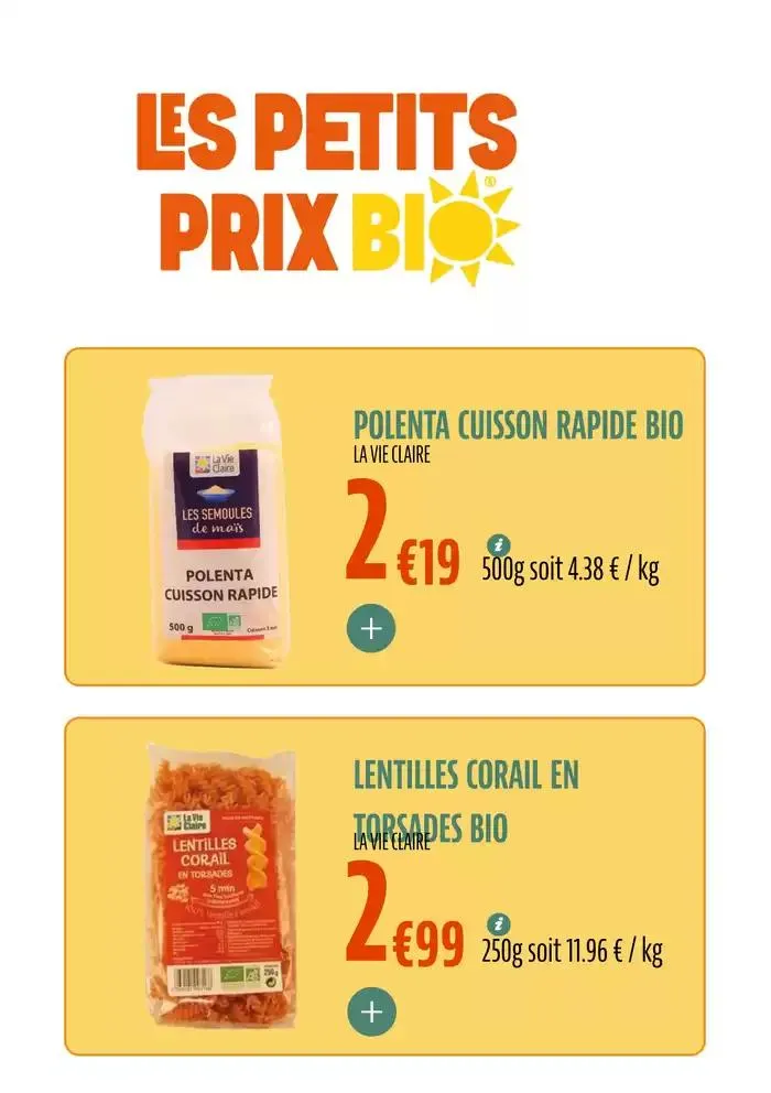 LES PETITS PRIX BIO du 11 mars au 31 décembre 2025 - Catalogue page 10