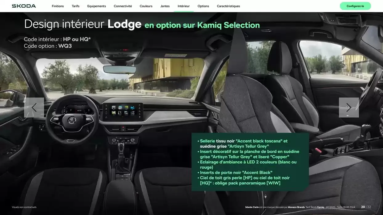 Nouveau Kamiq Selection 1.0 TSI 95ch BVM du 17 octobre au 17 octobre 2025 - Catalogue page 20