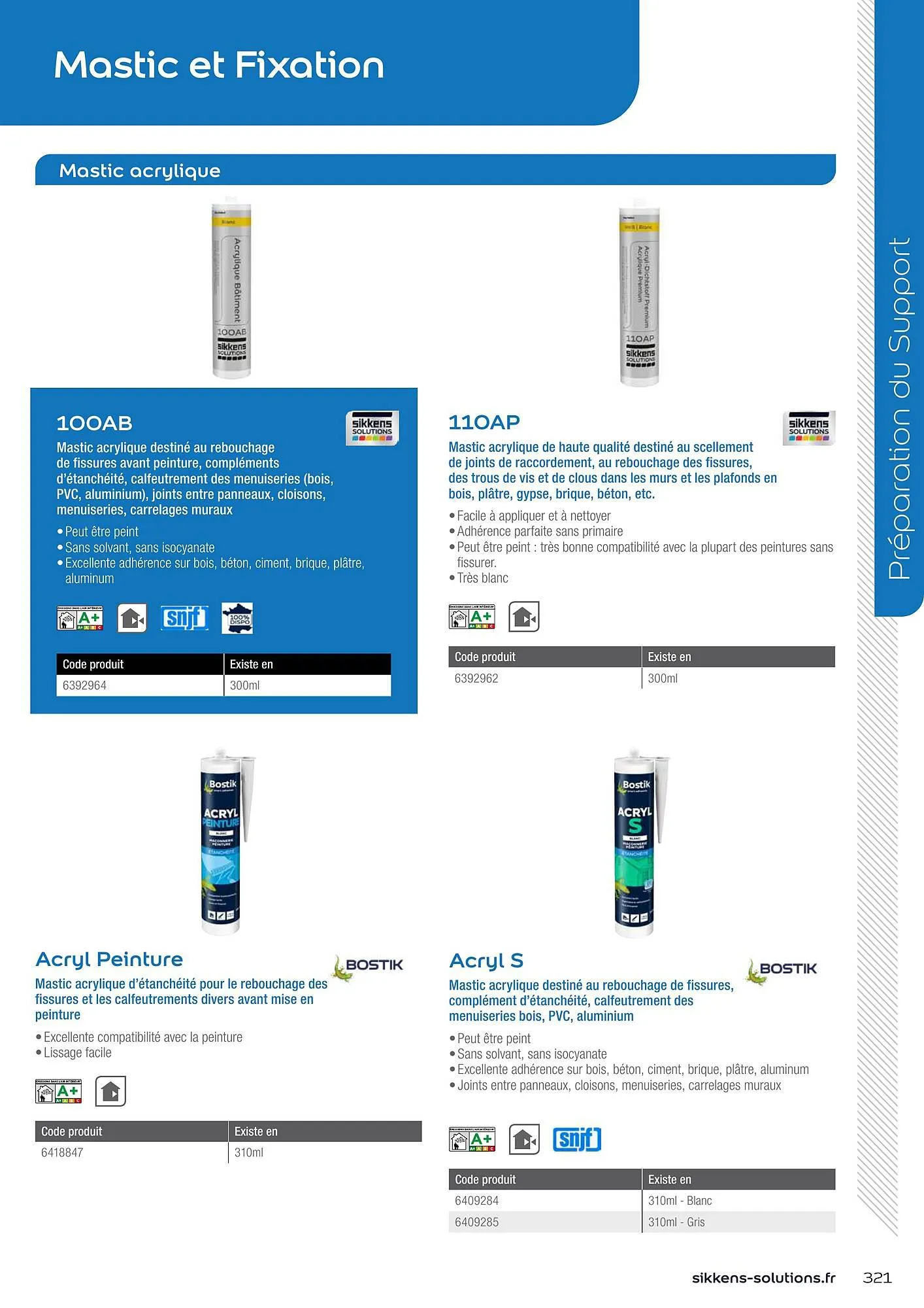 Catalogue Sikkens Solution du 8 janvier au 28 décembre 2025 - Catalogue page 321