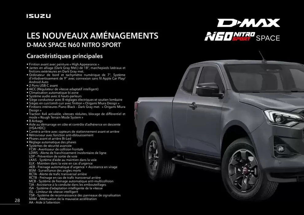 ISUZU SPACE N60B du 15 octobre au 15 octobre 2025 - Catalogue page 30