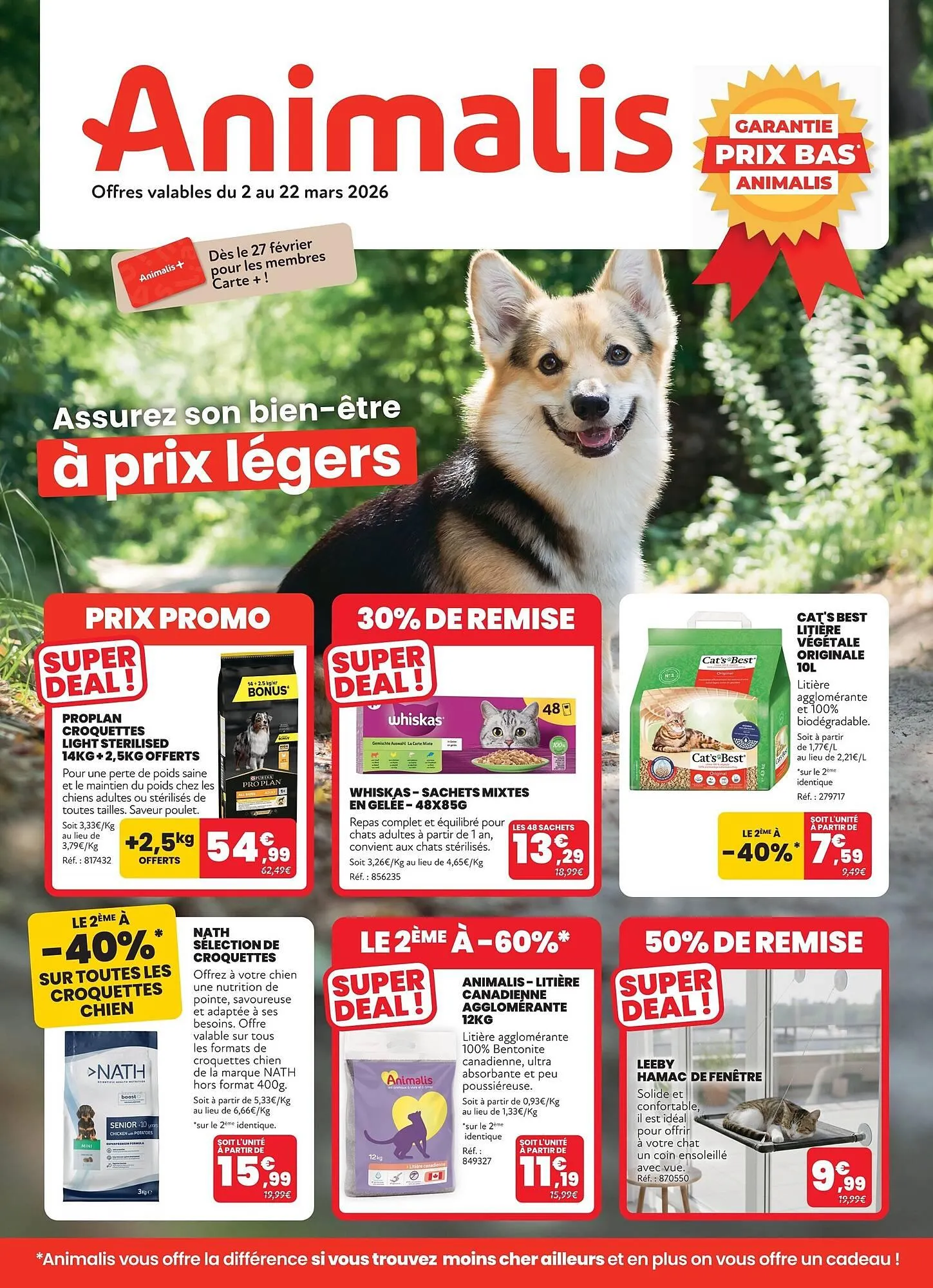 Catalogue Animalis du 2 mars au 22 mars 2026 - Catalogue page 1
