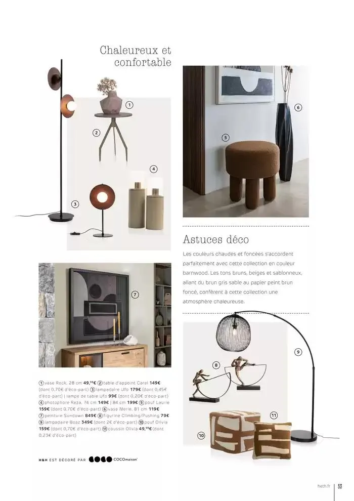 GUIDE D’INSPIRATION & D’ART DE VIVRE 2025 du 1 avril au 31 décembre 2025 - Catalogue page 53