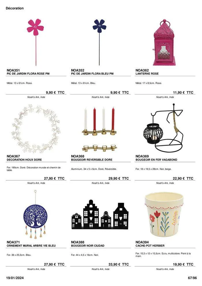 ARTISANAT . DéCORATION . MODE . JOUETS du 9 février au 31 août 2024 - Catalogue page 69