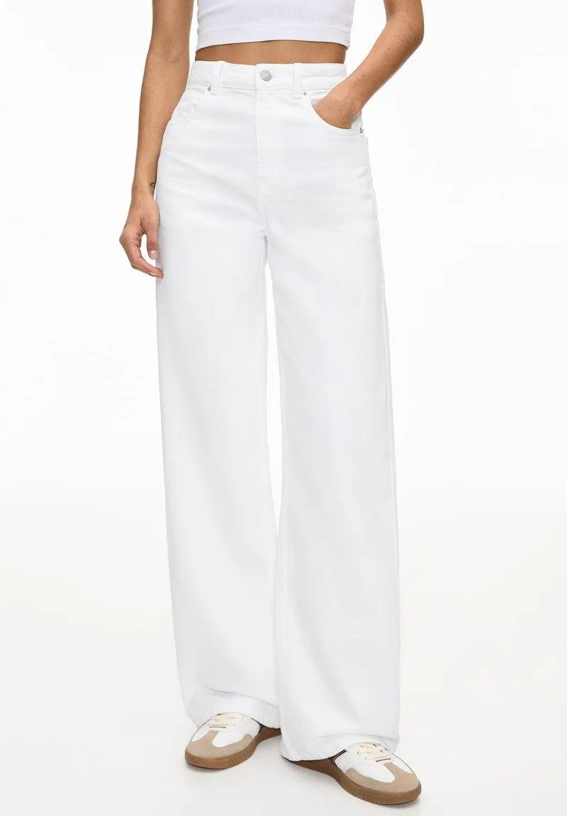 MID-RISE - Jean droit - white