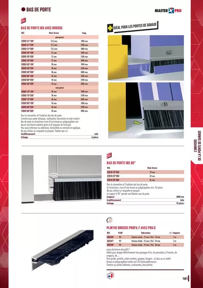 Guide Quincaillerie Serrurerie 2025 - 2026 du 1 avril au 1 avril 2026 - Catalogue page 183