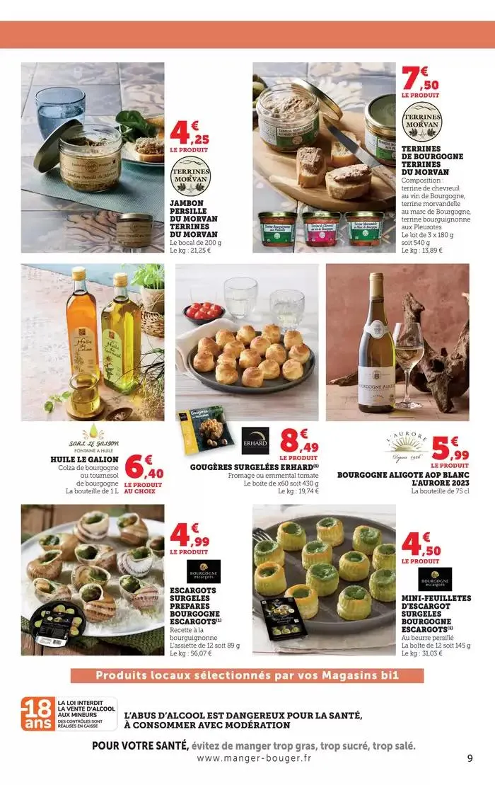 Engagés pour soutenir NOS PARTENAIRES LOCAUX. du 31 mars au 6 avril 2025 - Catalogue page 9