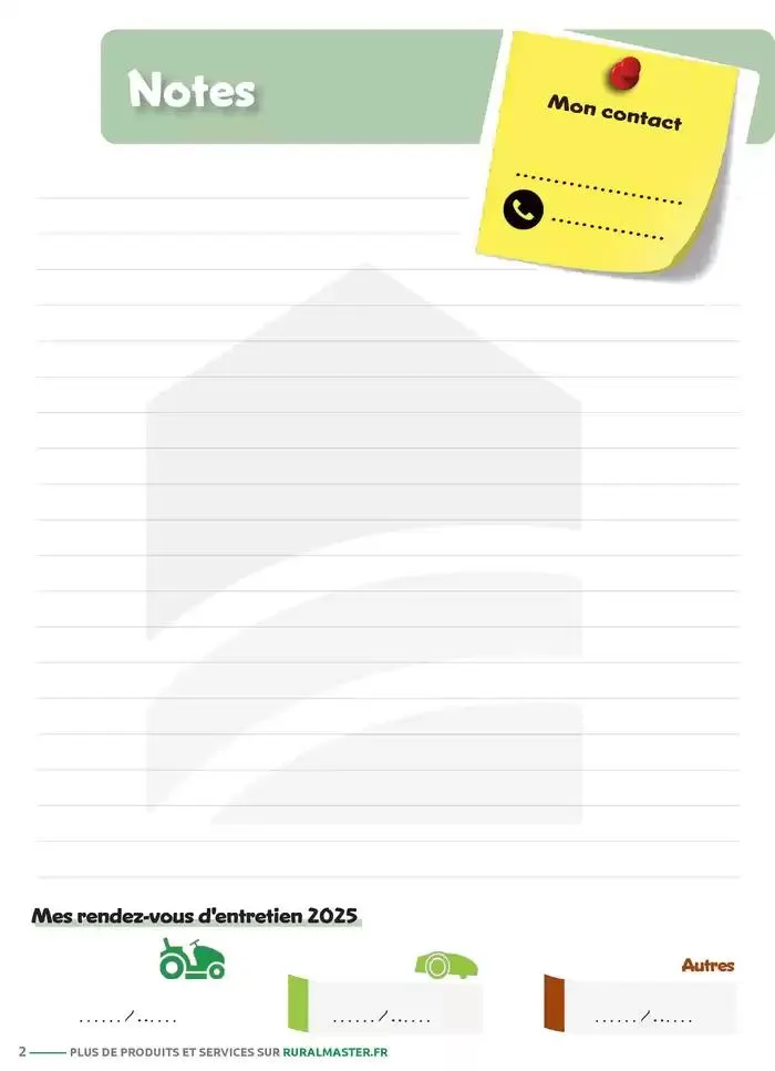 Motoculture et remorques du 1 mars au 31 mai 2025 - Catalogue page 2