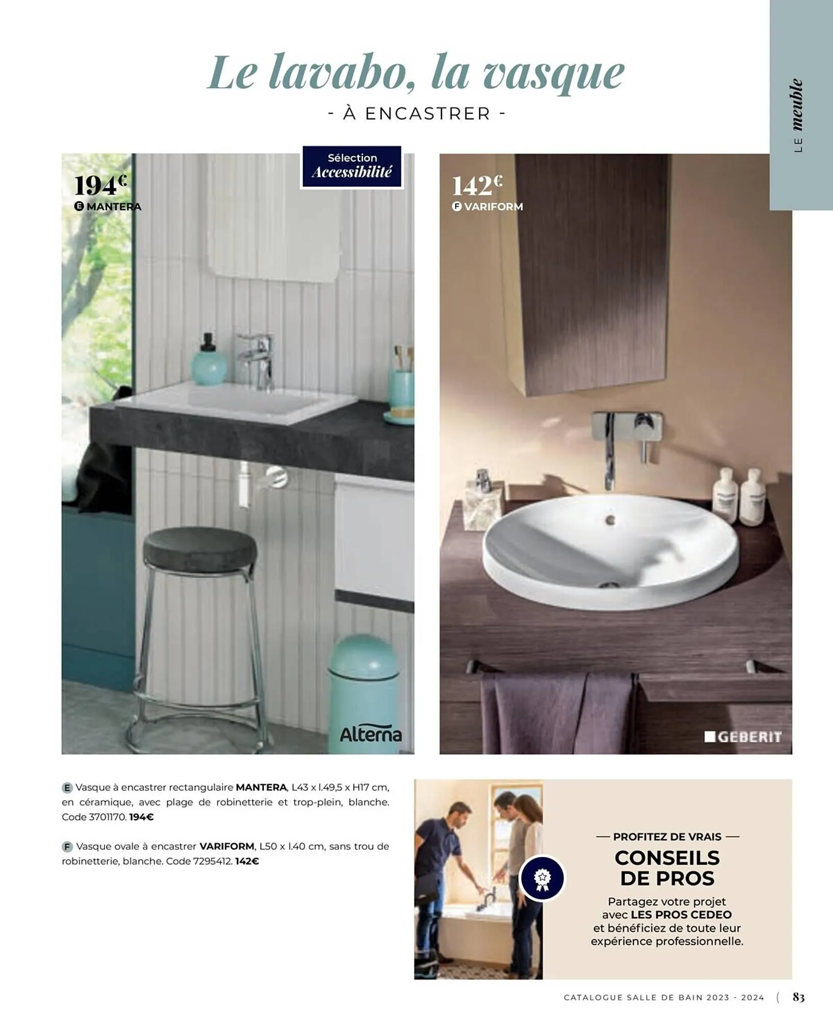 Catalogue Cedeo du 6 juillet au 31 décembre 2023 - Catalogue page 83